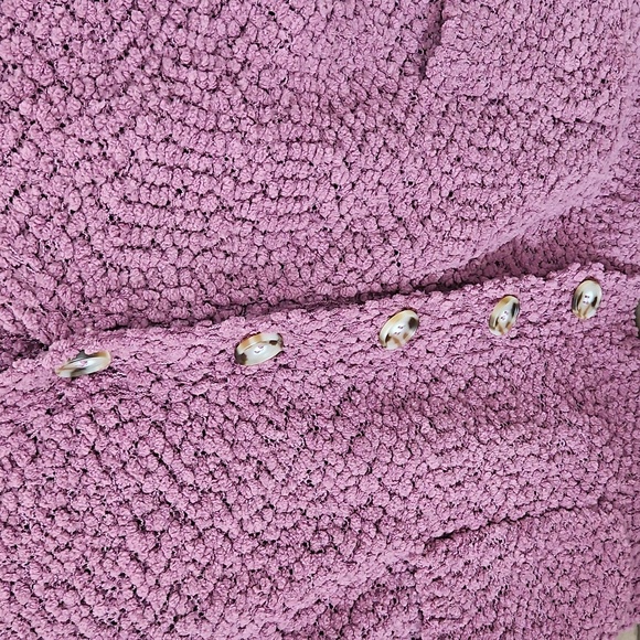 Zenana Outfitters Textured Cardigan -light Purple - Picture 3 of 5
